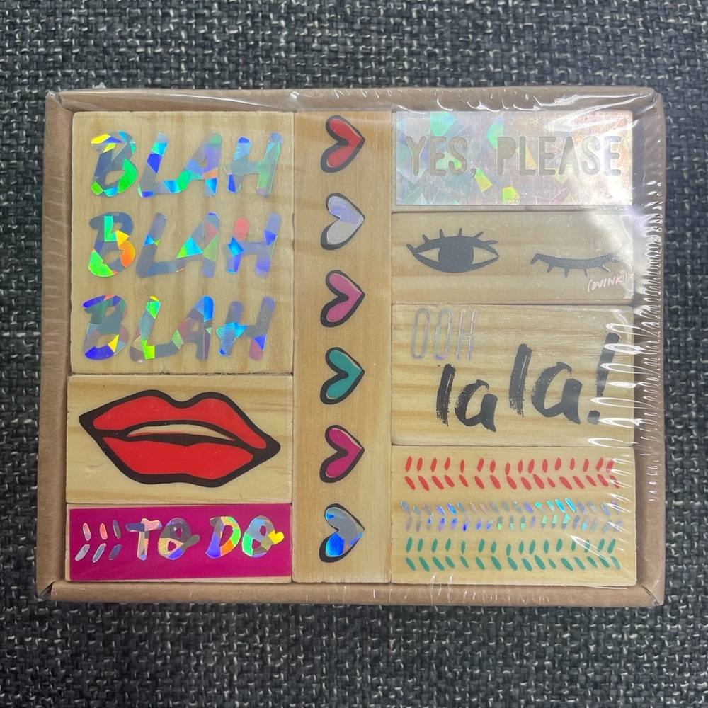 Lot of Winks & Kisses *Stamp Set *Notepad *To Do List *Note Cards Envs *Stickers - Picture 2 of 7